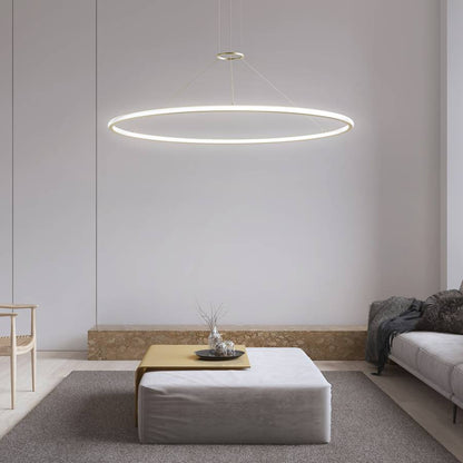 Sonneman Luna 38" Wide LED Ring Chandelier - 3000K
