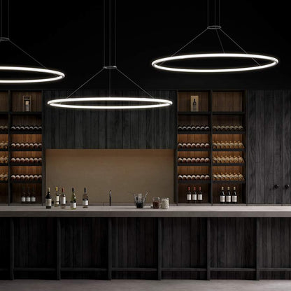 Sonneman Luna 50" Wide LED Ring Chandelier - 2700K
