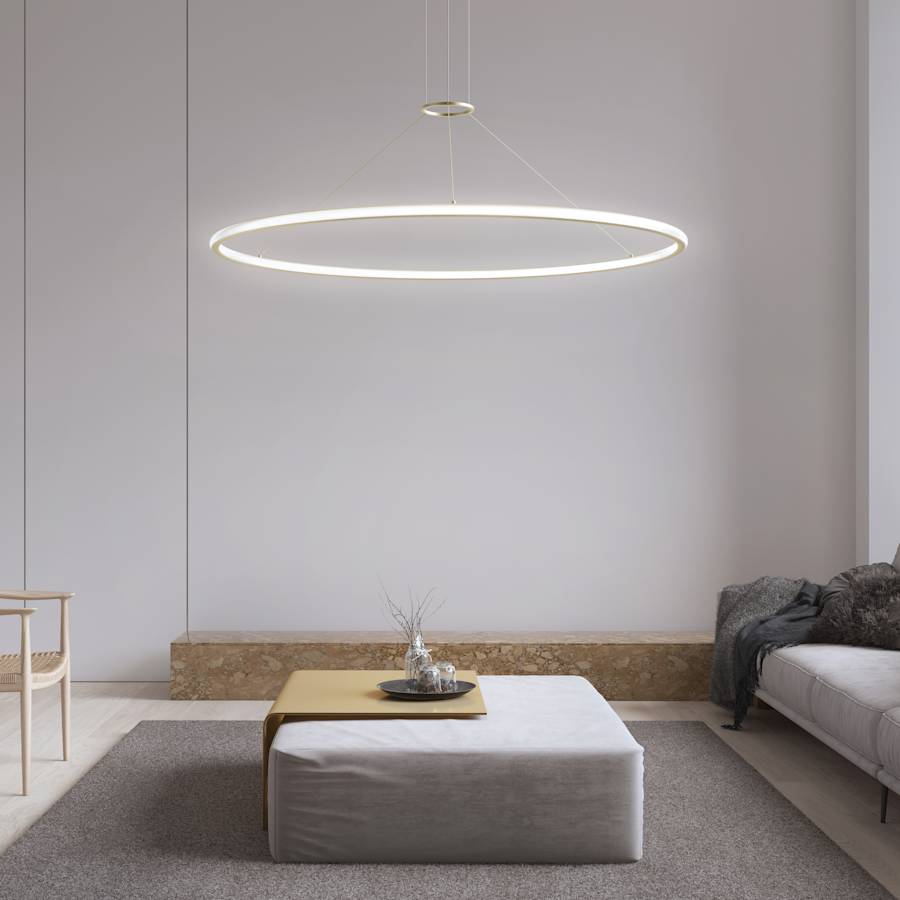 Sonneman Luna 62" Wide LED Ring Chandelier - 2700K