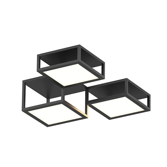 Sonneman Cubix 3 Light LED Surface Mount
