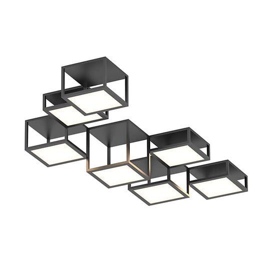Sonneman Cubix 7 Light LED Surface Mount