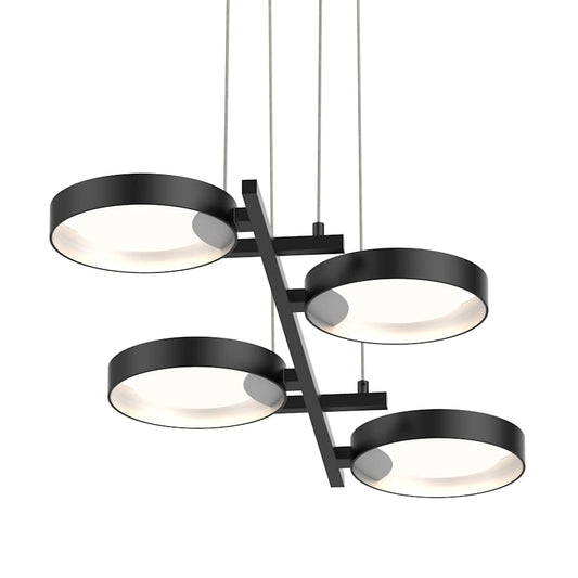 Sonneman Light Guide Ring 4 Light 37-1/2" Wide Full Sized Pendant
