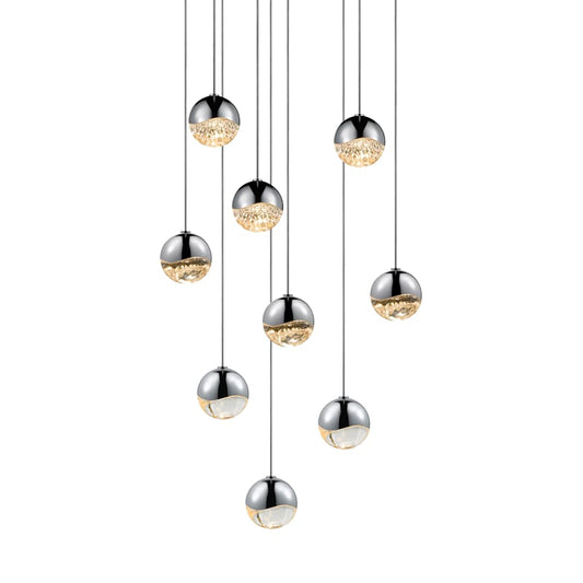 Sonneman Grapes 9 Light 13" Wide LED Suspension Multi Light Pendant