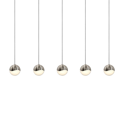 Sonneman Grapes 5 Light 37" Wide LED Suspension Linear Pendant