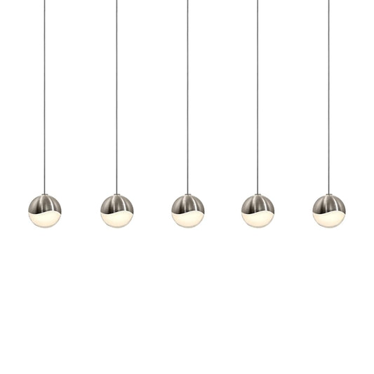 Sonneman Grapes 5 Light 37" Wide LED Suspension Linear Pendant