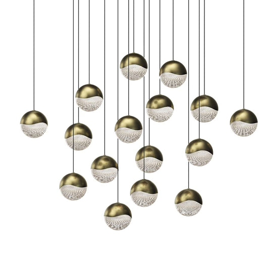 Sonneman Grapes 16 Light 24" Wide LED Suspension Multi Light Pendant