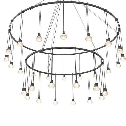 Sonneman Suspenders LED Double Ring Multi Light Pendant