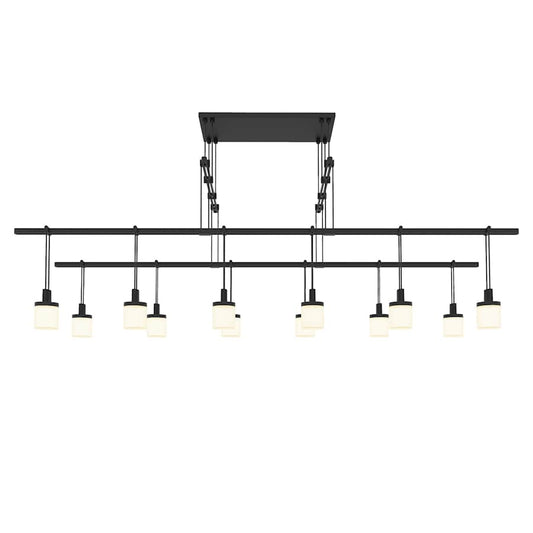 Sonneman Suspenders LED 2-Tier Tandem Linear Pendant