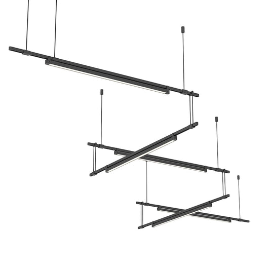Sonneman Suspenders LED 5-Bar Zig Zag Multi Light Pendant