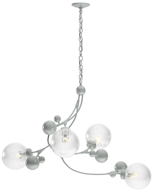 Sprig Pendant - Vintage Platinum Finish - Water Glass