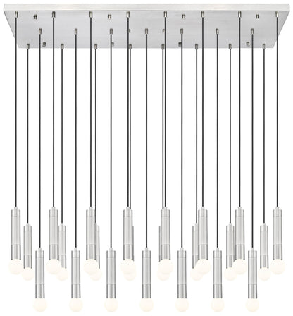 Stari by Z-Lite Brushed Nickel 23 Light Linear Chandelier