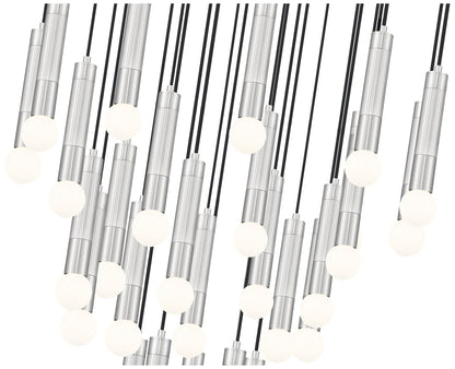 Stari by Z-Lite Brushed Nickel 27 Light Chandelier