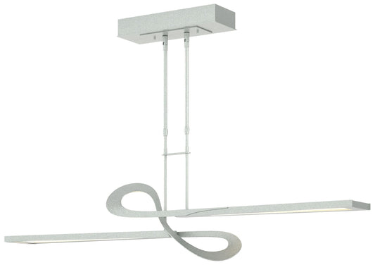 Switchback 49.8" Wide Vintage Platinum LED Pendant