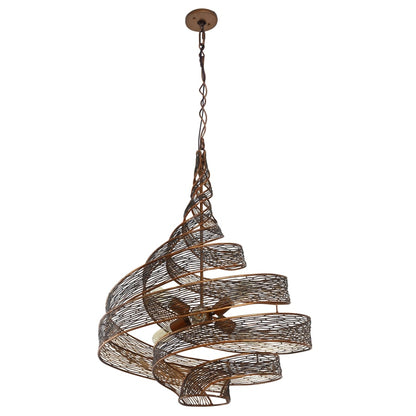 Varaluz Flow 6 Light 26" Wide Abstract Chandelier