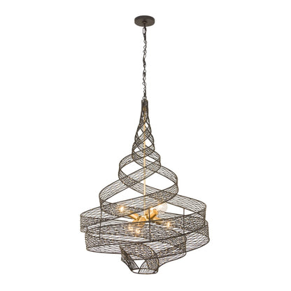 Varaluz Flow 6 Light 26" Wide Abstract Chandelier