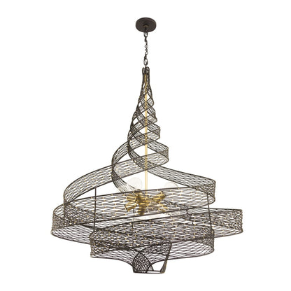 Varaluz Flow 8 Light 36" Wide Abstract Chandelier