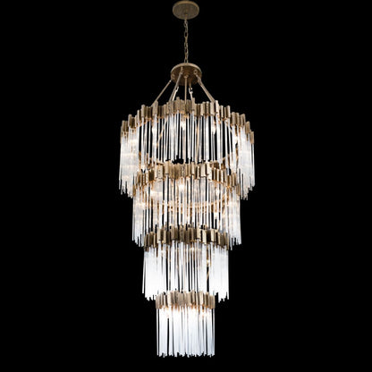 Varaluz Matrix 30 Light 40" Wide Waterfall Chandelier