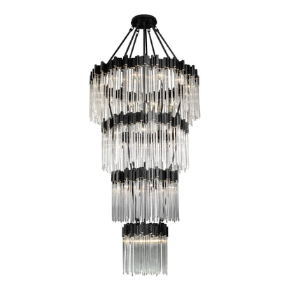 Varaluz Matrix 30 Light 40" Wide Waterfall Chandelier