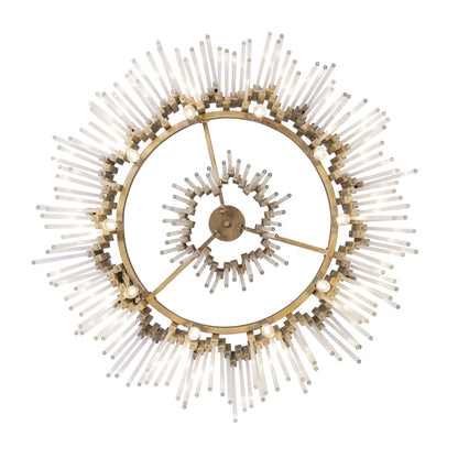 Varaluz Matrix 10 Light 30" Wide Ring Chandelier