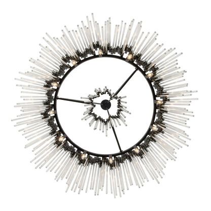 Varaluz Matrix 12 Light 40" Wide Ring Chandelier