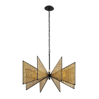 Varaluz Machina 8 Light 32" Wide Abstract Chandelier