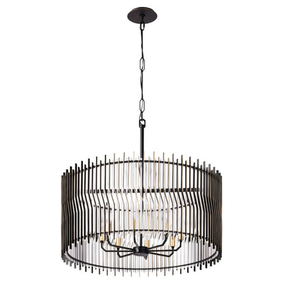 Varaluz Park Row 8 Light 32" Wide Pendant