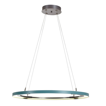 Vermont Modern Ringo 33-5/16" Wide Integrated LED Ring Chandelier with Adjustable Cables