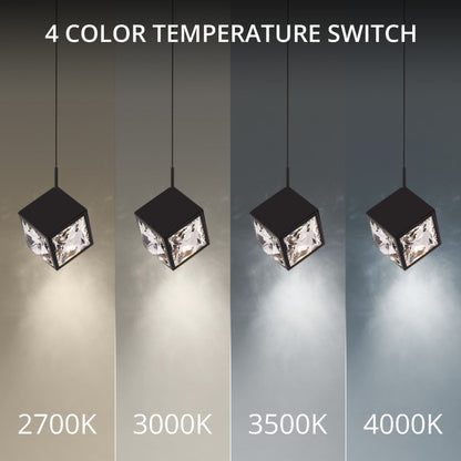 WAC Lighting Ice Cube 5 Light 44" Wide LED Multi Light Pendant