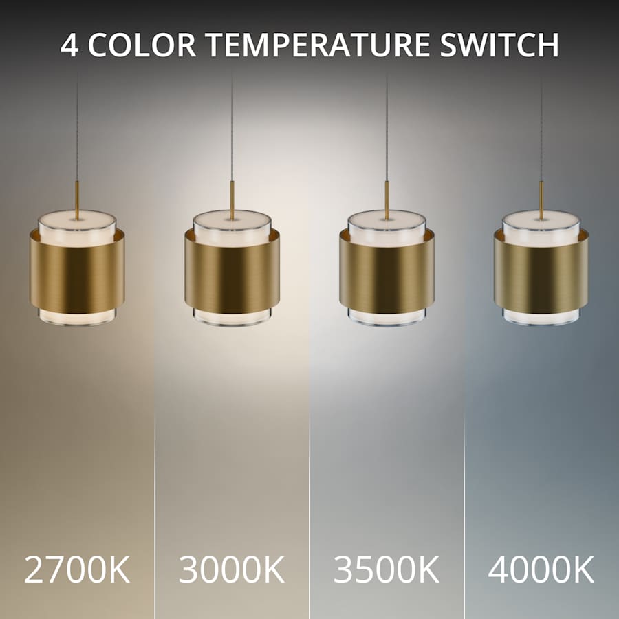 WAC Lighting Banded 23" Wide LED Multi Light Pendant