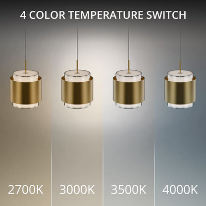 WAC Lighting Banded 42" Wide LED Multi Light Pendant