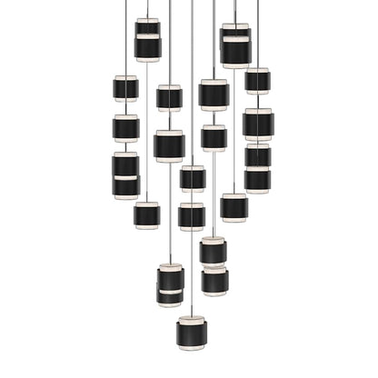 WAC Lighting Banded 28" Wide LED Multi Light Pendant