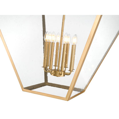 Z-Lite Montalcino 8 Light 32" Wide Taper Candle Pendant
