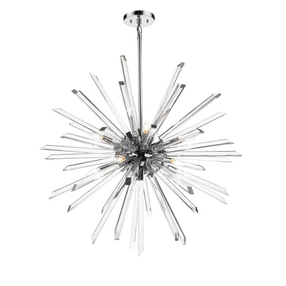 Z-Lite Burst 10 Light 42" Wide Crystal Sputnik Chandelier