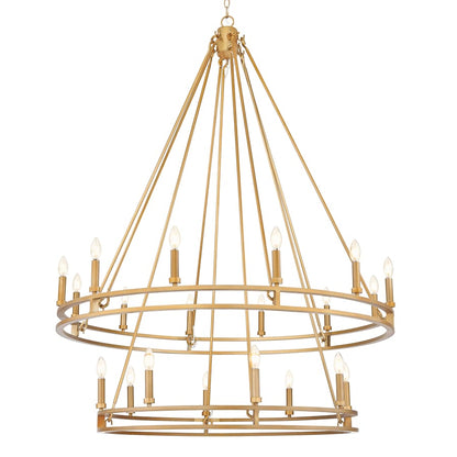 Z-Lite Dennison 20 Light 48" Wide Taper Candle Style Chandelier