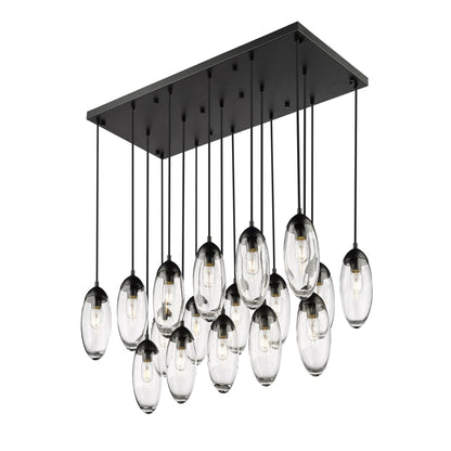 Z-Lite Arden 17 Light 42" Wide Suspension Linear Pendant